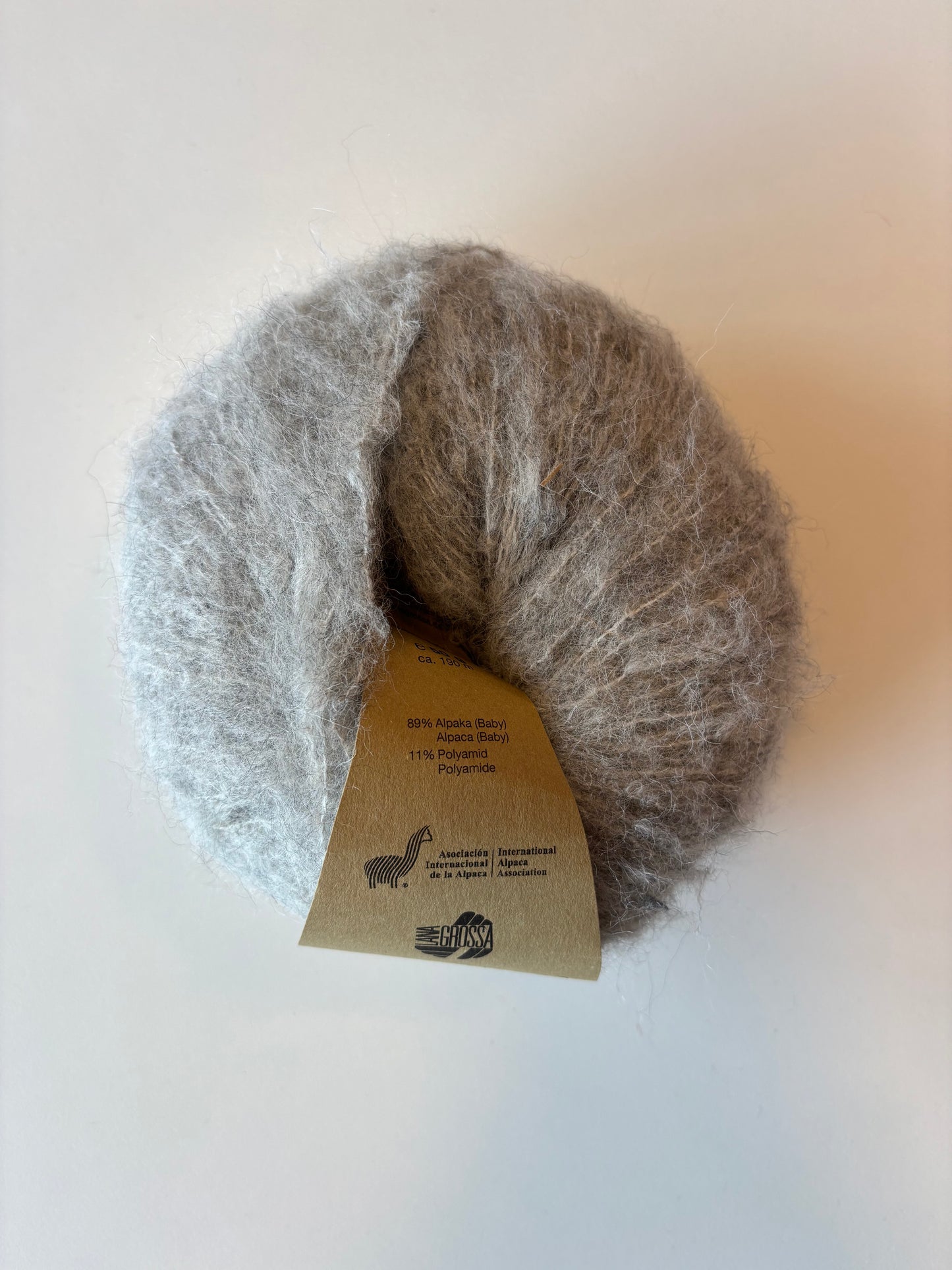 Natural alpaca lungo